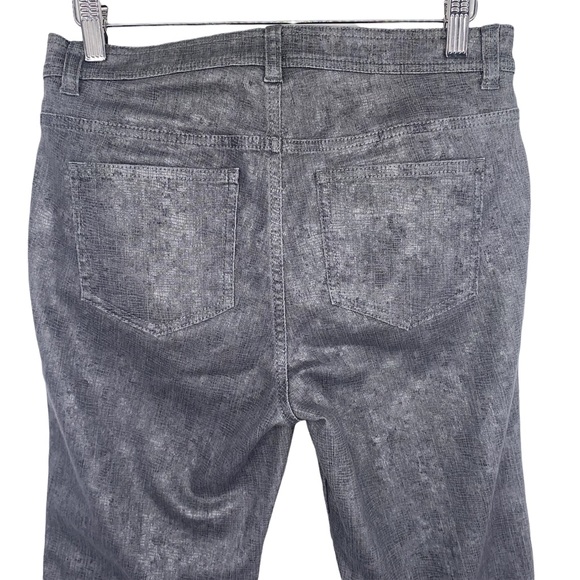 Lafayette 148 New York Metallic Skinny Jean, Size 4 - Picture 6 of 7